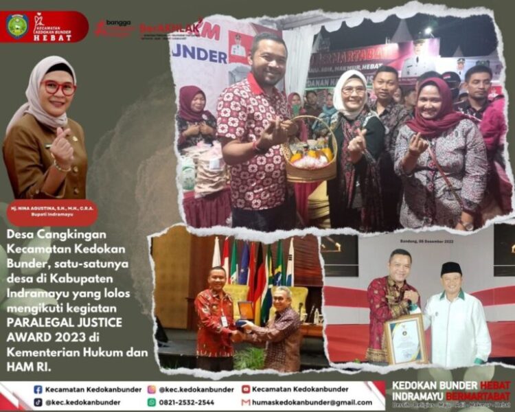 Keren, Kuwu Desa Cangkingan Wakili Indramayu di Ajang Paralegal Justice Award