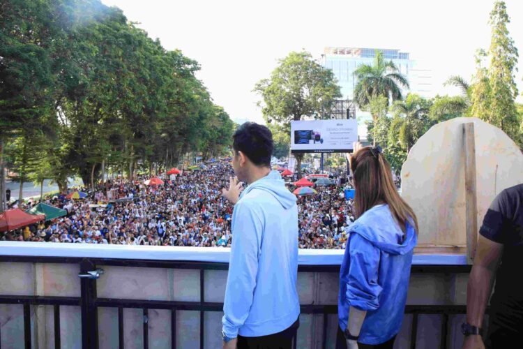 Muzani, Gibran, hingga Gubernur Hadiri Jalan Sehat Bersama Masyarakat Sulsel