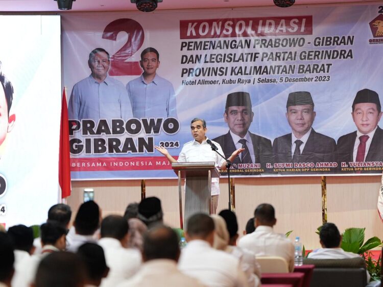 Muzani: Saya Titip Prabowo Dimenangkan di Dapil-dapil Paling Jauh