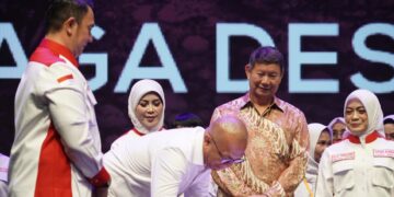 Hashim Djojohadikusumo dan Adhitya Yusma Perdana Resmi Lantik Srikandi Jaga Desa, Perkuat Peran Perempuan dalam Pembangunan Desa dan Kelurahan