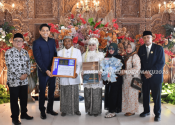 Peringati Hari Jadi ke-499 Indramayu, 14 Pasangan Calon Pengantin Lakukan Nikah Massal: Bupati Lucky Hakim Jadi Saksinya